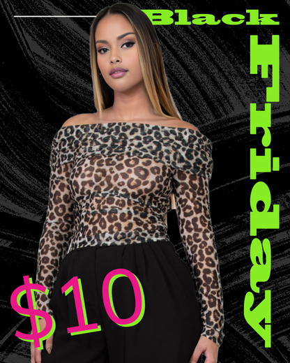 Helena cheetah long sleeve